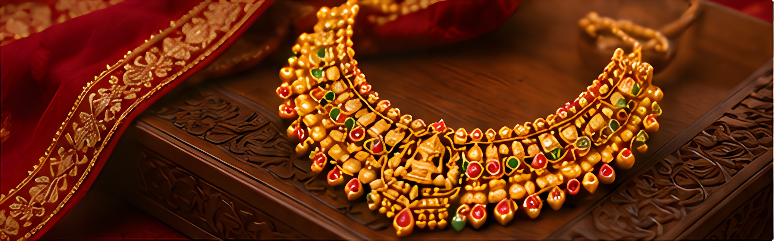 Traditional temple jewellery with contemporary design elements is a top trend for 2026.