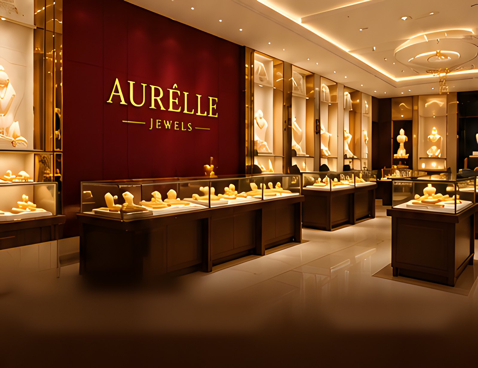 Inside the Aurélle Jewels showroom