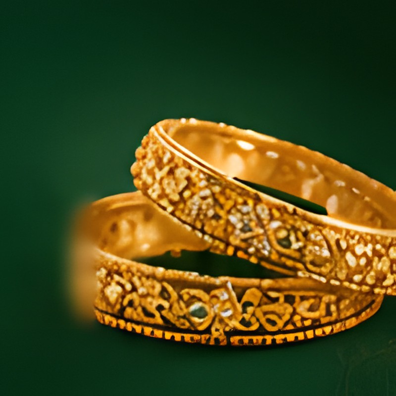 Carved Antique Bangles