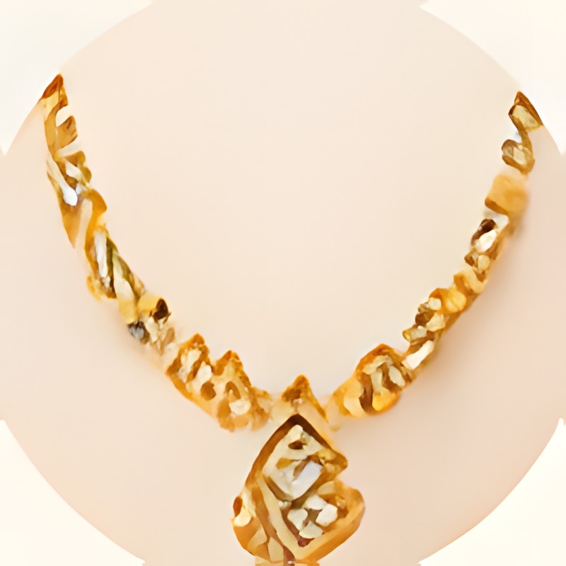 Black beads and diamonds, for every day after.