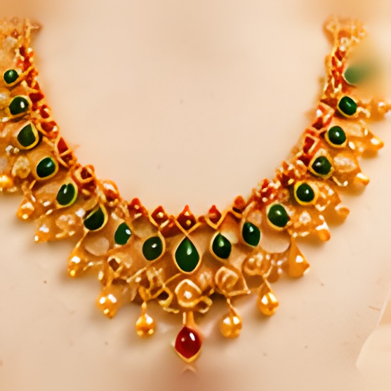 Bridal Gold Necklace