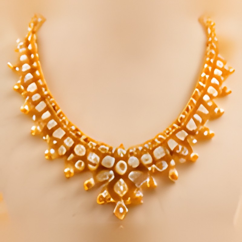 Designer Gold Necklace
