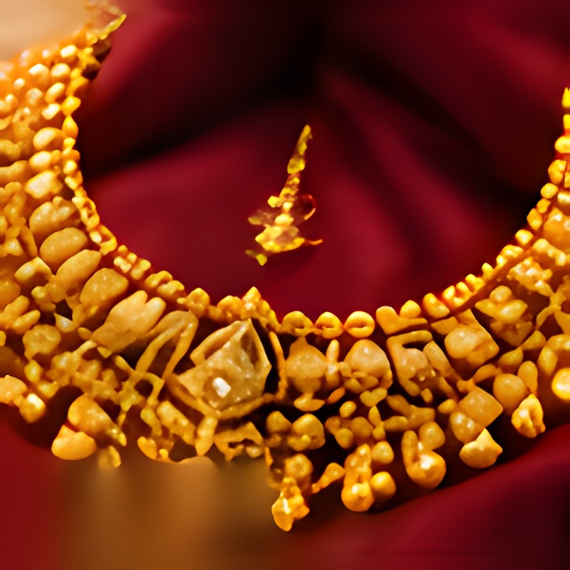 Kundan and gold, crafted for the wedding morning.