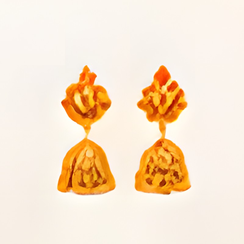 Temple Ruby Jhumkas
