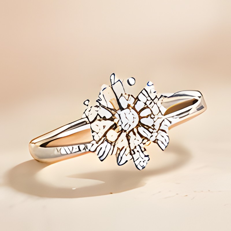 Floral Diamond Ring